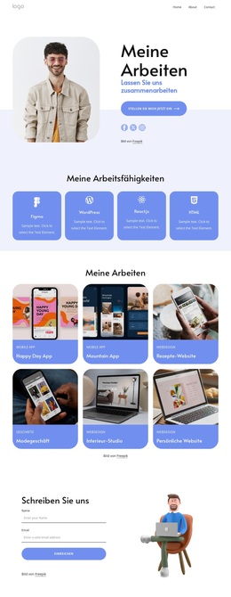 Webentwickler Arbeitet – Vielseitiges WordPress-Theme