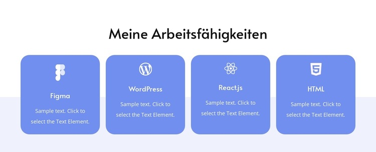 Meine beruflichen Fähigkeiten WordPress-Theme