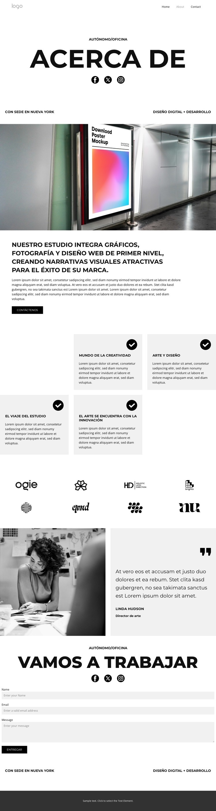 Creación de nombres y lemas Creador de sitios web HTML