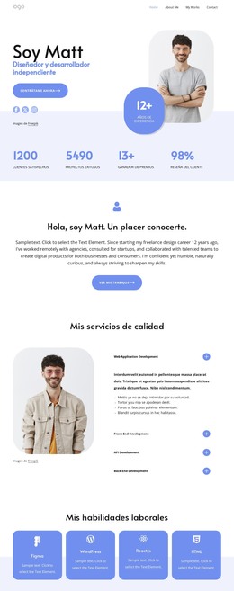 Diseño Web Para Diseñador Y Desarrollador Freelance