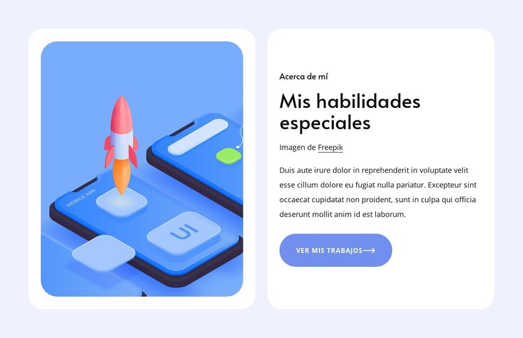 Mt habilidades especiales Plantilla HTML