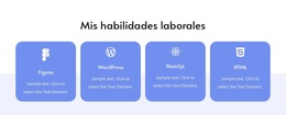 Mis Habilidades Laborales - Fantástico Tema De WordPress