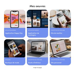 Mon Portfolio - Modèle Web