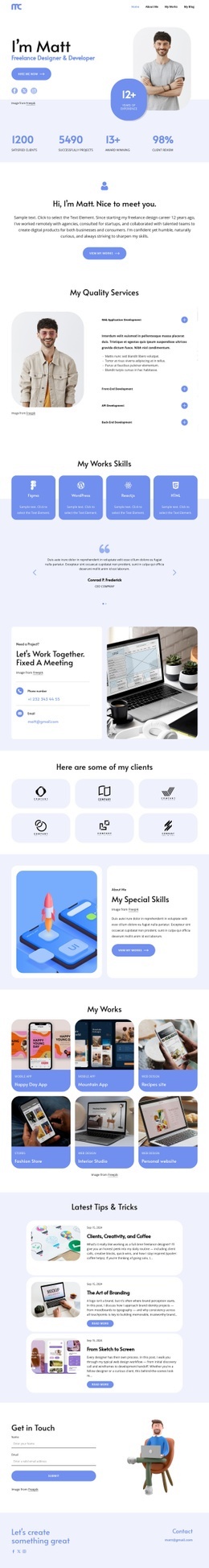 1350 Home Page Html Code Examples | Nicepage