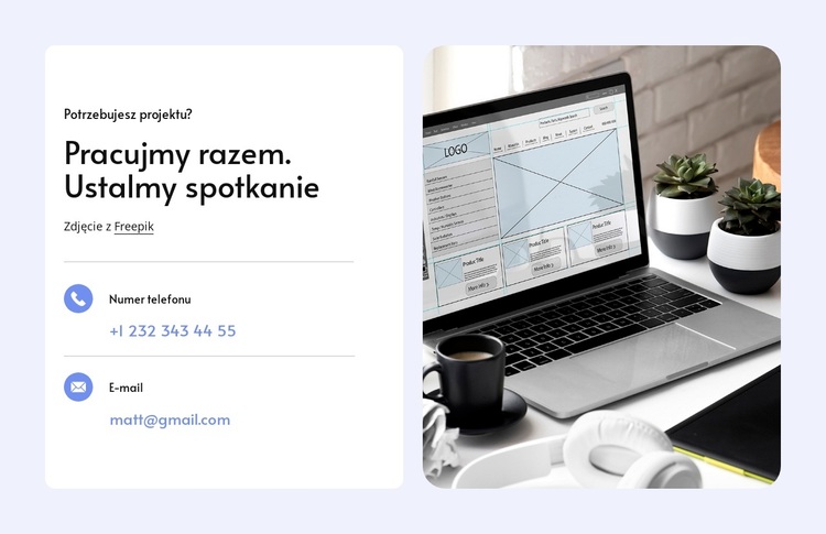 Moje kontakty Motyw WordPress