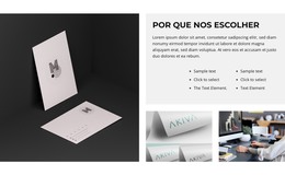 Fotografia E Web Design - Modelo De Site