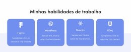 HTML5 Responsivo Para Minhas Habilidades De Trabalho