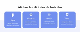 Minhas Habilidades De Trabalho - Funcionalidade Do Modelo Joomla