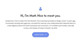 Welcome Text - Responsive Website Templates