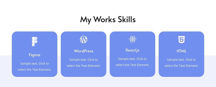 My works skills Template