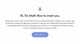 Website Builder For Welcome Text