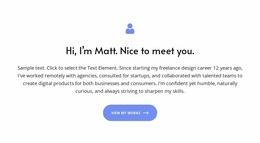 Multipurpose Website Design For Welcome Text