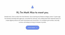 Welcome Text - Modern WordPress Page Builder