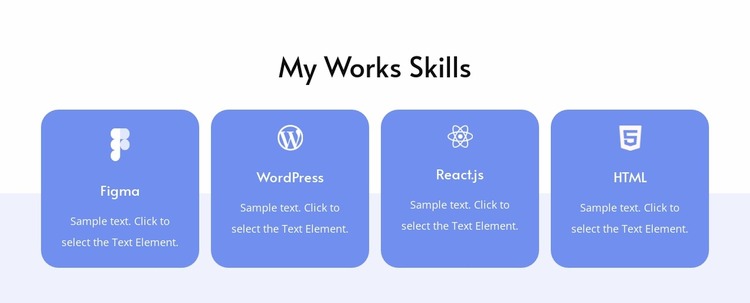 My works skills WordPress Website Builder