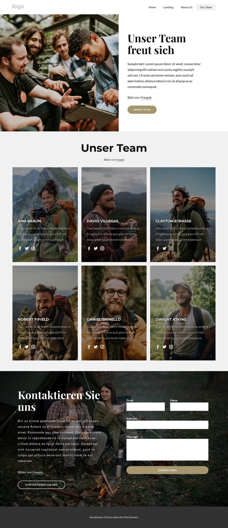 Wir genießen Camping WordPress-Theme