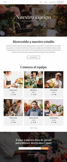 Equipo De Entrega De Flores