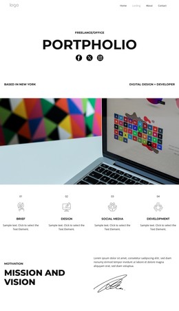 Bold Concepts - HTML Template by Nicepage