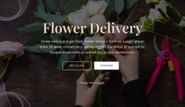 Order Fresh Flowers Online HTML CSS Website Template