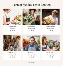 Our Flower Delivery Team - Professionell Gestaltet