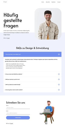 FAQ Zum Webdesign – Responsives WordPress-Theme