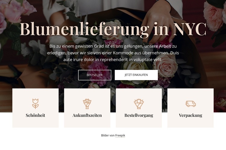 Blumenlieferdienst WordPress-Theme