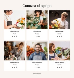 Our Flower Delivery Team - Tema WooCommerce Multipropósito