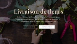 Commandez Des Fleurs Fraîches En Ligne - Modèles De Maquette