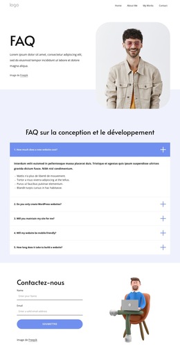 FAQ Sur La Conception De Sites Web - Meilleure Conception De Modèle De Site Web