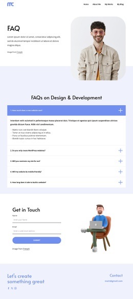 My works skills - Html Code Example by Nicepage