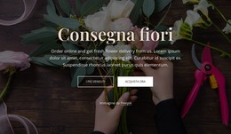 Ordina Fiori Freschi Online - Sito Web Di E-Commerce