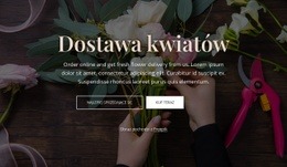 Zamów Świeże Kwiaty Online - Projekt Strony Internetowej Do Bezpłatnego Pobrania