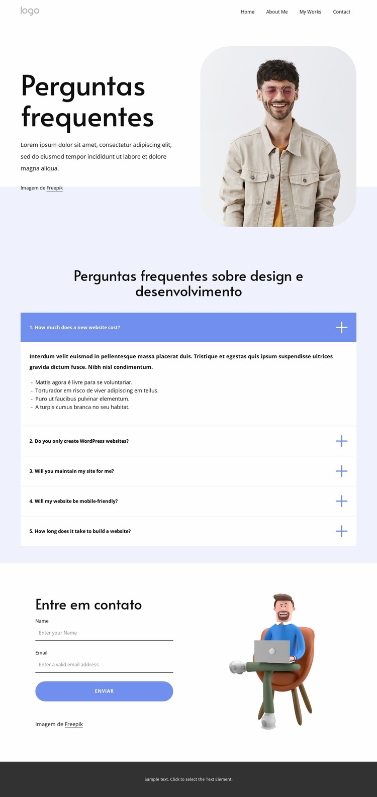 Perguntas frequentes sobre web design Template Joomla