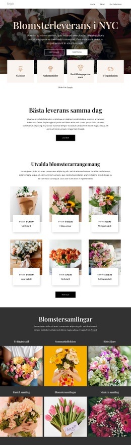 Gratis Onlinemall För Blomsterleverans I NYC