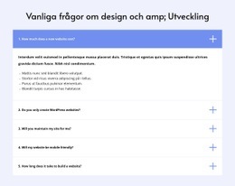 FAQ Om Design - Bästa WordPress-Tema