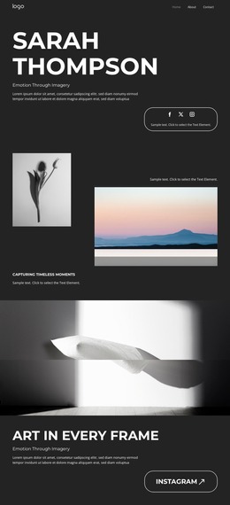 Artful Image Creation Website Mockup