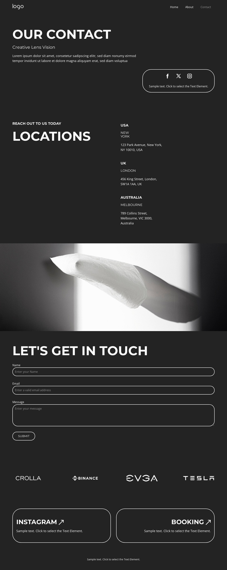 Mastering Visual Composition Website Template