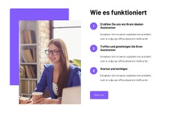 Responsive HTML5 Für Ihr Zuverlässiger Assistent Jederzeit