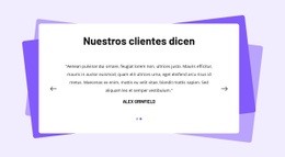 Bloque De Testimonios Con Formas - Plantilla Prémium