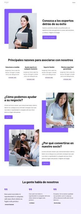 Ofrecemos El Mejor Servicio De Asistente Virtual. Plantilla De Formulario CSS