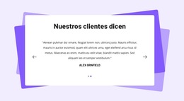 Bloque De Testimonios Con Formas