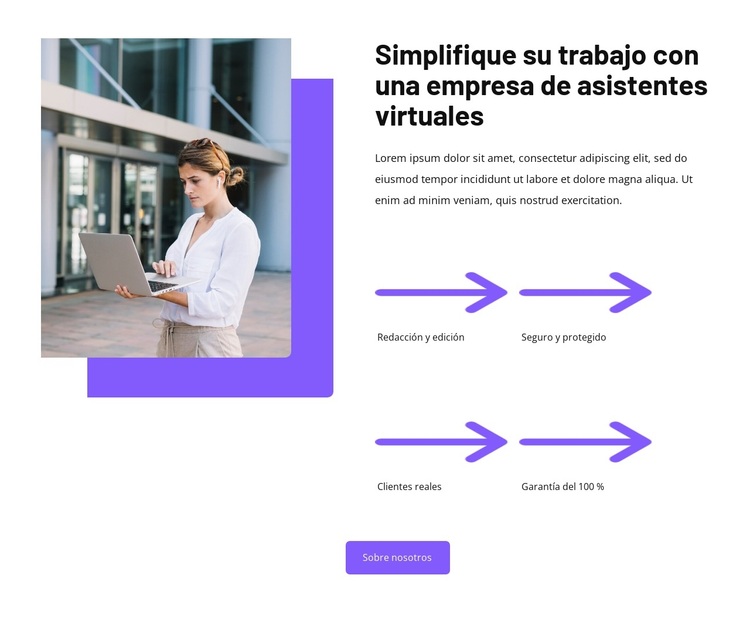 Soluciones de asistente virtual Tema de WordPress