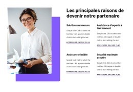 Avantages De Travailler Avec Nous