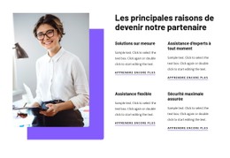 Avantages De Travailler Avec Nous