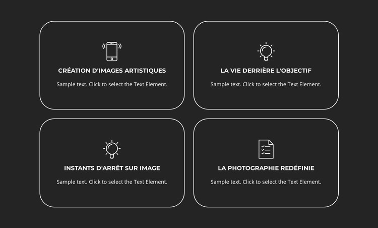 La photographie redéfinie Modèle CSS