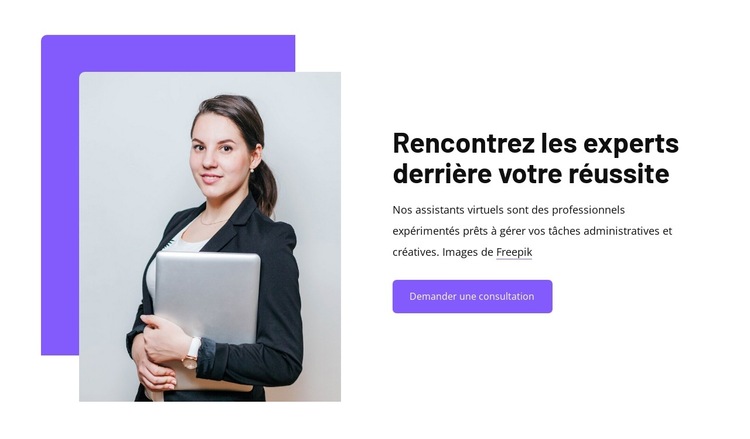 The best virtual assistants Modèle de site Web