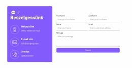 Ingyenes Letöltés Űrlap Elérhetőségekkel Html Sablonhoz