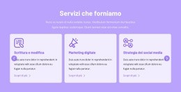 Progettazione Del Sito Web Per Servizi Che Forniamo