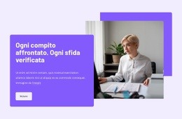 Assistenza Virtuale Intelligente Per Le Aziende: Modello Di Modello Di Pagina Web