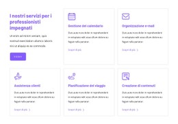 I Nostri Servizi Per I Professionisti Impegnati Modello Di Sito Web CSS