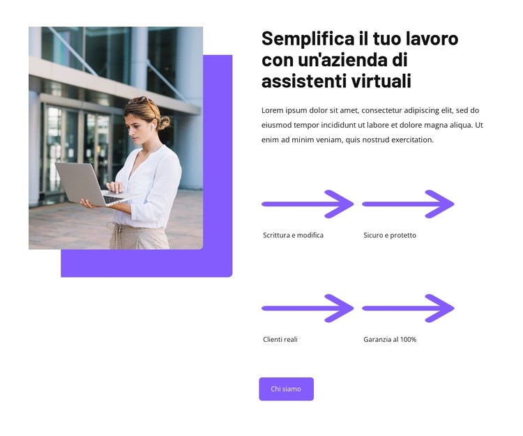 Soluzioni di assistenza virtuale Modello CSS